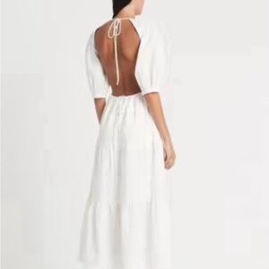 SIR the label Aritzia Lorena Tiered Backless Dress Sz Small B31